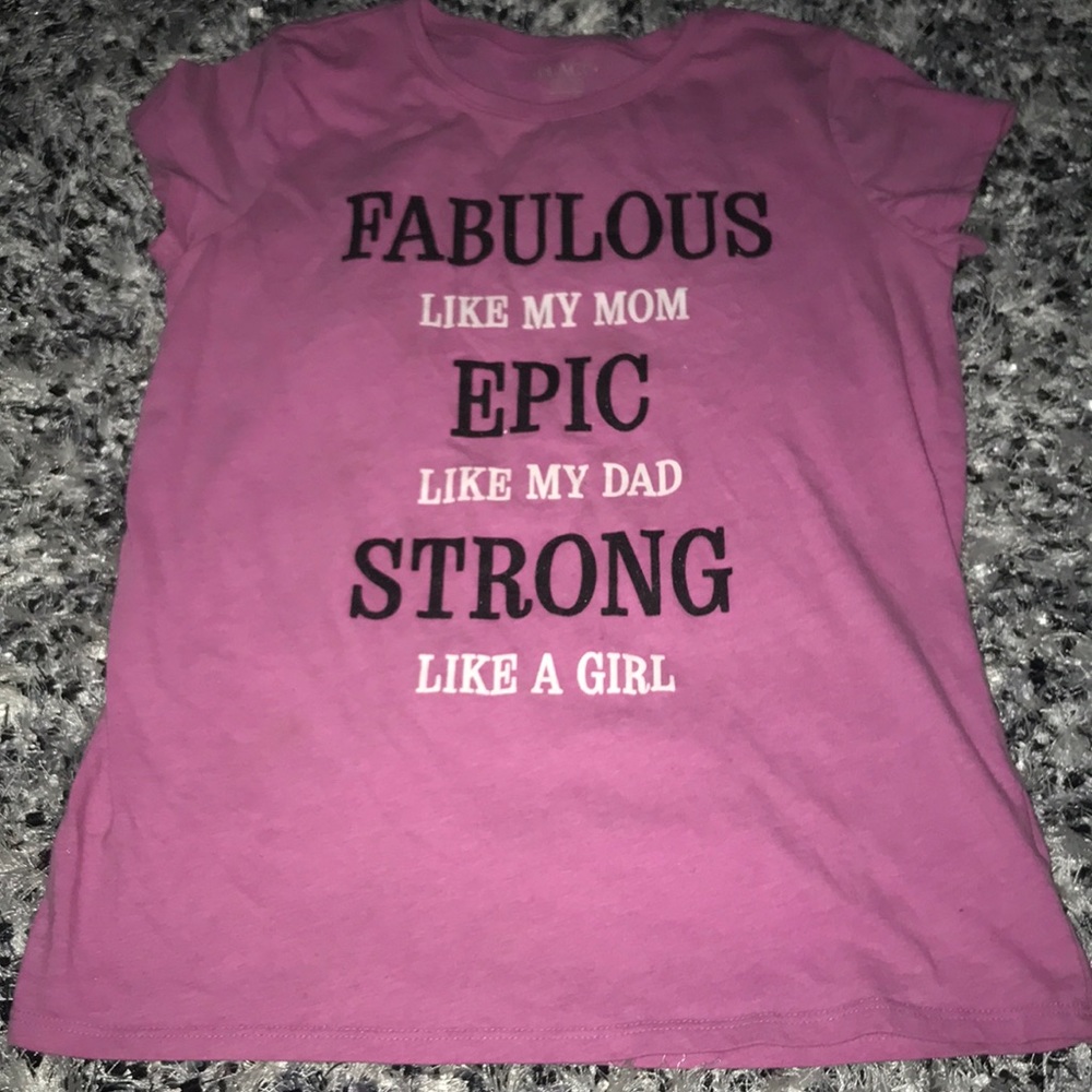 a girls t shirt.